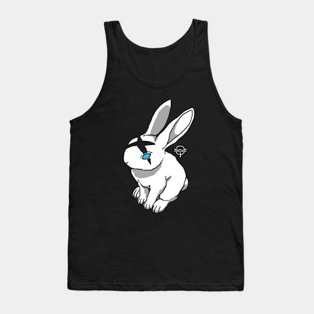 Rabbit mark Tank Top by Bi Bruce